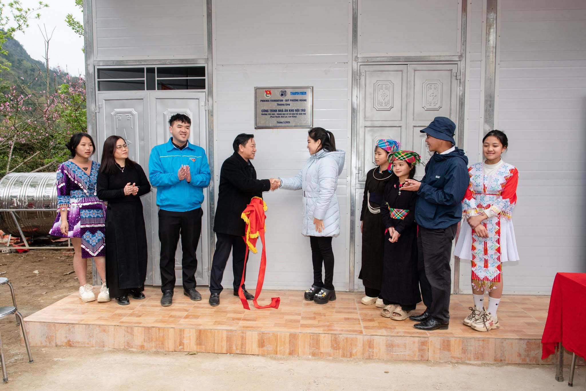 Khánh thành “Nhà ăn cho em” tại xã vùng cao Cao Bằng